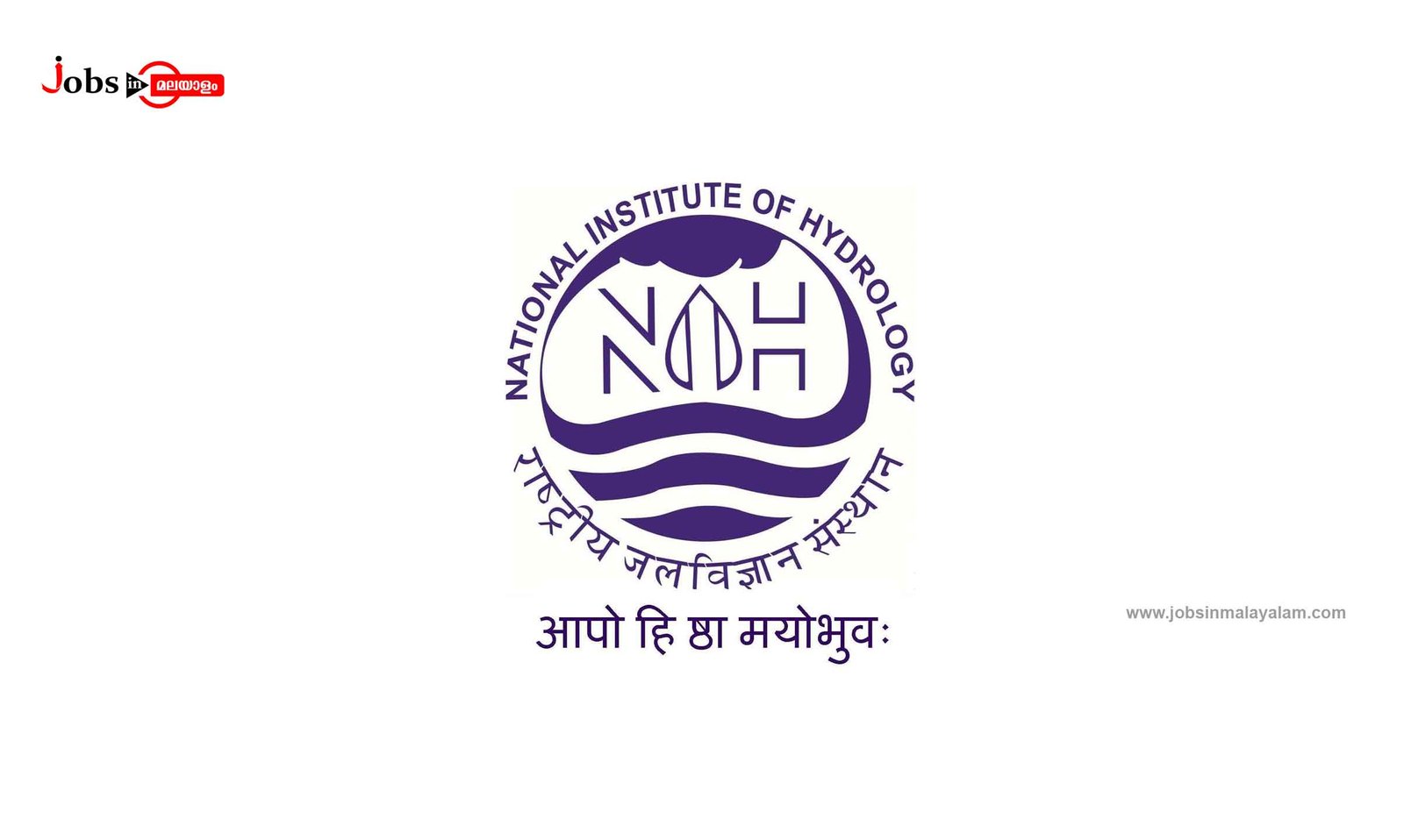 National Institute of Hydrology (NIH) Logo